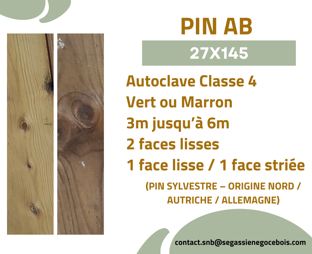 Page catalogue produit PIN AB