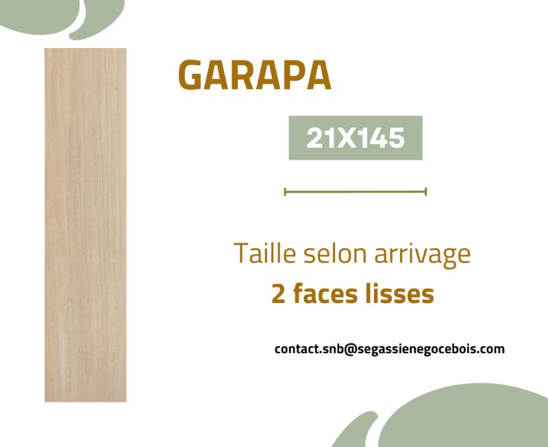 Page catalogue produit Garapa